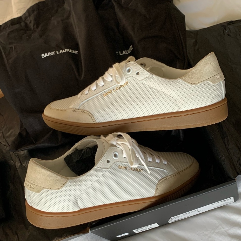 NEW Saint Laurent Women's Court Classic Sneakers